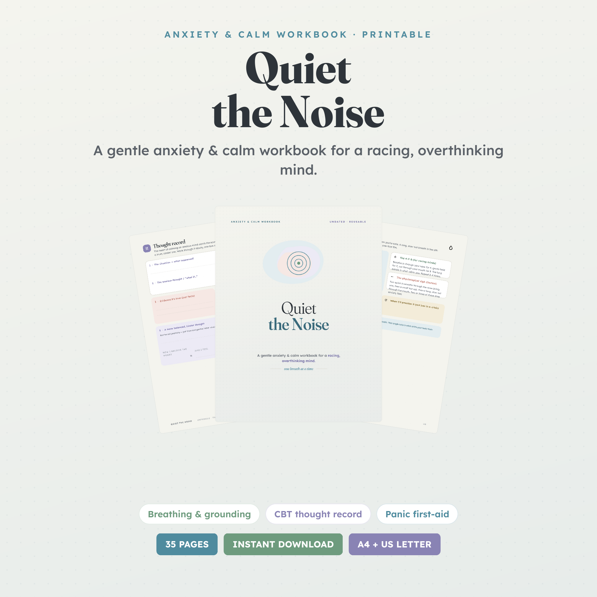 Quiet the Noise — kapak